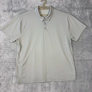 BCG Polo Golf Shirt Mens 3XL Gray Short Sleeve